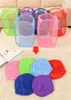 Foldable Mesh Laundry Basket Clothes Storage supplies Up Washing Clothes Laundry Basket Bin Hamper Mesh Storage Bag 120pcs T1I1807