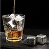 Stal nierdzewna Kamienie whisky narzędzia KTV Kubki lodu Metal lodowca chłodnica kamienna whiskyrocks 8pc IceCube 1pcs klip FF313819578