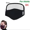 US STOCK Design Face Mask With Eye Shield Washable 2 Layers Cotton Face Mask With Slot Protective Safety Mouth Masks Dhl Shipping FY9077