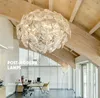 Kreativ personlighet Modern LED taklampor minimalistisk mode vardagsrum sovrum kristall ljuskrona hem dekoration ljus