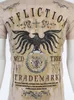 Maglietta da uomo Afflizione Maglietta da uomo TRIED Eagle SAND TOBACCO WASH Tattoo Biker Gym top S3XL6734776