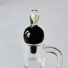 Färgade hårda glas kolhydratmössa kvartslock för banger nagel dab rigs bangers naglar rökande tillbehör