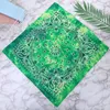 55 * 55cm Paisley Bandana Tie Dye Magic Hip-hop Head Wrap Wristband Headband Double Side Print Multifunktionell Headscarf Silk HHA1486