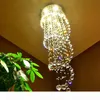 Candelabro de cristal de lujo, iluminación moderna y clara, candelabros de techo, luces para comedor interior, escaleras, pasillo