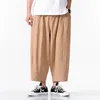 Mann Herbst Beiläufige Breite Bein Harem Hosen Mans Japan Stil Lose Männliche Große Größe Solide Jogging Hose Streetwear1