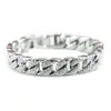 2020 Luxurious Unisex Fashion Silver Gold Curb Chain Bracelet Stainless Steel Bracelet Charm Wedding Chain Men Heavy Jewelry
