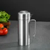 304 Stainless Steel Olive Oil Can Bottle Pot Kitchen Accessories Cooking Tools Set 550ml 1000ml Storage Bottles Tool Can