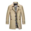 Mäns Trench Coats Mens Coat Male Blazer Designs Slim Fit Business Casual Suit Jacka Vår Höst Jackor Windbreaker Plus Storlek 9XL