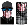 Bisiklet Kapakları Maskeler Erkek Motosiklet Balaclava Baş Eşarp Dış Mekan Rüzgar Geçirmez Spor Head Band Boyun Yürüyüşü Ulusal Bayrak Sihirli Scarf Bandana1