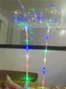 Linea LED Bobo Ball con manico a bastone Wave Ball Palloncini con corde 3M Lampeggiante per Natale Matrimonio Compleanno Decorazione per feste a casa 05