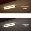 Smart Body Wireless LED Sensor Night Light PIR Magnetic Infrared Motion LED Lamp Hand Sweep Wall Lamp For Cabinet Stairs Ward3583635