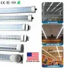 T8 8ft LED Tubes Light Single Pin FA8 8ft LED Bulbs 45W 72W 120W V Shaped LED Fluorescetn Light Tubes AC 85-265V Stock In USA