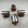 Edelstahl glänzend golden Schalldämpferspitze Auspuffrohr für M Performance M2 F87 M3 F80 M4 F82 F83 M135i M235i M335i M240i