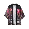 2020 Japon Samuri Baskılı Kimono Kadınlar Harajuku Hip Hop Moda Rahat Streetwear Ceket Yaz Gevşek Hırka Kimono Erkekler CX200728