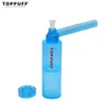 Toppuff Smoking Pipe Portable Travel Essentials Hookah Shisha Acrylic Bong Hookah Pipe Smoking Accessories Four Colors Available