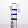 Rökningstillbehör Ash Catcher för glasbongar 14 mm 18mm manliga kvinnliga tre lager honungskakor Ashcatcher Bubbler