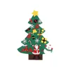 ورأى شجرة عيد الميلاد DIY شعر اليدوى شجرة عيد الميلاد لعب الاطفال هدية الاصطناعي شجرة عيد الميلاد الجدار الديكور الطفل هدية للتربية