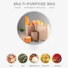 1050100 Kraft Paper Bag Portable Liten presentpåse Sandwich Bread Party Wedding Burger Packaging Gift Takeaway1768721