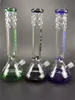 Bicchiere di vetro super pesante Bong Narghilè Dab Rig Perc Percolatore 15,7 pollici Tubi d'acqua inebrianti Bong Quarzo Banger Bowl Oil Rigs Bubbler Pipa da fumo