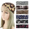 Bandas Mulheres Headband Cruz Cabelo Knot elásticas Meninas hairband largas trecho Bandanas Turban Desporto Headwear Cabelo Acessórios 32 desenhos DW5589