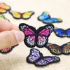 Petit papillon broderie patch badge pour filles adolescents fer sur transfert broderie patch pour vêtements casquettes chaussures coudre accessoires 10 PCS