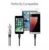 شاحن سيارة منفذ USB المزدوج العالمي 2 USB شحن سريع محول 2.1a ل iPhone iPad Samsung Huawei Xiaomi الهاتف الذكي