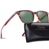 Carfia Chic Occhiali da sole polarizzati retrò per donne uomini 5354 occhiali da sole con custodia 100% UV400 Protezione Eyewear Square 51mm 4 Colori