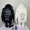 Arte moderno Banksy Monkey Street Estatua de mono blanco y negro Resina creativa ArtCraft No hagas nada You039ll Live Longer Ornament3827087