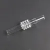 Vattenpipor Glas Färgglad Mini Nector uppsamlarsats 10mm 14mm Hona Dab Straw Oljeriggar Rökverktyg för vatten