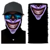 US Stock clown Magic Turban Bandanas grimace Face Masks Skeleton Outdoor Sports Ghost Neck Scarves Headband Cycling Motorcycle Wrap FY7140