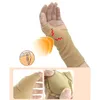 1 Pair Thumb Support Splint Soft Breathable Hand Wrist Brace Sports Protective Sweat Wristband Pain Relief Therapeutic Gloves