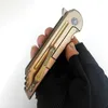 Begränsad anpassningsversion Kwaiback Folding Kniv Slipning S35VN Blad Anodiserad Titanhantering Knivar Pocket EDC Utomhus Taktiska Camping Jaktverktyg