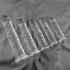 Realistic Dildo for Woman Soft Jelly Suction Cup Penis Anal Butt Plug Crystal Dildo Sex Toy No Vibrator female Colorful Erotic CX200708