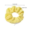 73 Farbe PU Reißverschluss Farbe Stirnband Dickdarm Haargummis Seile Elastisches Samt Haarband Mädchen Pferdeschwanz Tasche Reißverschluss Scrunchie7831361