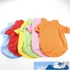 Serie de moda para mascotas, ropa de otoño para perros, camisas tejidas, 5 tallas, 4 colores, rojo, verde, amarillo, azul y naranja