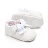 Baby mockasins skor nyfödda baby flicka skor bowknot mjuk botten sneakers första vandrare vår prinsessor skor