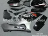 3 Gratis presenter NEW SUZUKI GSXR1000 GSXR 1000 K5 2005 2006 05 06 ABS Motorcykel Fairing Kit Svart och röd stil V01
