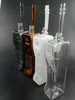 Unik Desig Mobile Glass Vatten Bongs Hookahs Inline Tube Perc DAB Riggar för rökning Tillbehör