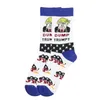 Trump chaussettes président MAGA Trump lettre bas rayé étoiles drapeau américain chaussettes de sport Trump 2020 chaussette CYZ2526