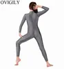 Barn Mock Neck Långärmad Unitard Flickor Spandex Lycra Helkropp Unitards Bodysuits Danskläder Flera färger för barn1