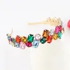 New Bunk Design Luxurious Headband Full Arrange Colors Faux Diamond Multi Shape Rhinestones Style Hair Hoop Wholesale