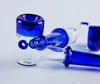 Borular cam kaşık boruları petrol brülör boru 2PCS Sigara Kalın Düz Kolu Cam Boru populer mavi Çekiç Bubbler boru 12cm uzunluğu El