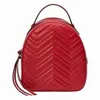 nuove donne stile classico da uomo Marchio di moda Borse in pelle Zaino Scuola per bambini Borsa da viaggio da donna da donna Confezioni da uomo 2 colori nero rosso Borse da 24 cm