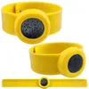 Enfants Réglable Black Lava Huile Essentielle Diffuseur Bracelet Enfants Hommes Femmes Clap Silicon Bracelets