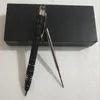 Penna da scrittura di alta qualità Nero o nastro Firma Roller Penna a sfera Materiale scolastico per ufficio con scatola