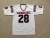 coe1 Custom San Diego State Aztecs Football Jersey NCAA College Chance Bell Chase Jasmin Keshawn Banks Rashaad Penny 28 Marshall Faulk Ryan Agnew