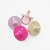 11 Colors 10PCS Baby Pacifier Teether Soft Silicone Teether Nipple Soother Infant Nursing Chewing Toys for Baby Feeding M2445