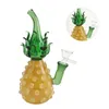 frutta vetro bong ananas dab rig acqua bong 7 8inch 14mm narghilè comune per accessori per fumatori casuale