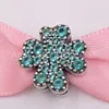 Andy Jewel Authentic 925 Серебряные бусины с четырьмя листьями Clover Clip Clips подходит для европейских ювелирных украшений в стиле Pandora.