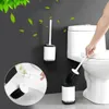 Escobillas de baño para el hogar, soporte, juego de protección, herramienta de limpieza de baño montada en la pared